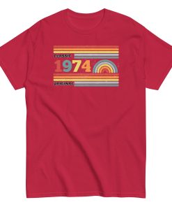 1974 Birthday T-Shirt Classic Original 1974 T-Shirt 50th Present