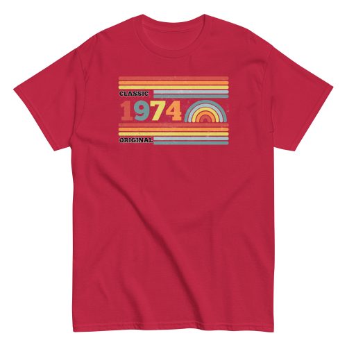 1974 Birthday T-Shirt Classic Original 1974 T-Shirt 50th Present