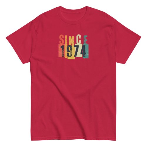 50th Birthday T-shirt Since 1974 T-shirt Gift 1974 Birthday Present