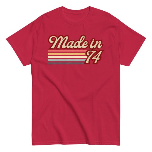 Made in 74 T-shirt 50th Birthday Gift 1974 T-shirt
