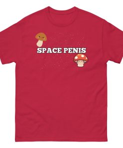 Space Penis T-shirt Mushrooms Inspired by Jeremy Clarkson’s Farm