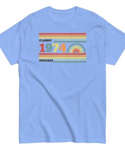 1974 Birthday T-Shirt Classic Original 1974 T-Shirt 50th Present
