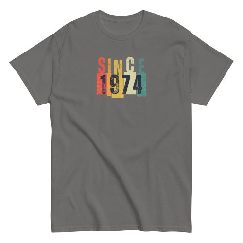 50th Birthday T-shirt Since 1974 T-shirt Gift 1974 Birthday Present