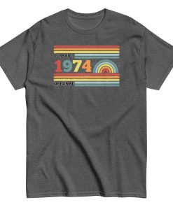 1974 Birthday T-Shirt Classic Original 1974 T-Shirt 50th Present