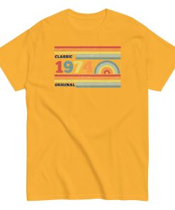 1974 Birthday T-Shirt Classic Original 1974 T-Shirt 50th Present