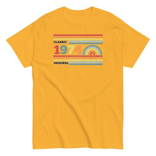 1974 Birthday T-Shirt Classic Original 1974 T-Shirt 50th Present