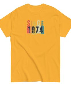 50th Birthday T-shirt Since 1974 T-shirt Gift 1974 Birthday Present