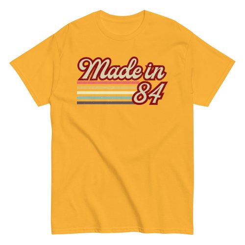 Made In 84 T-Shirt 40th Birthday Gift 1984 T-Shirt