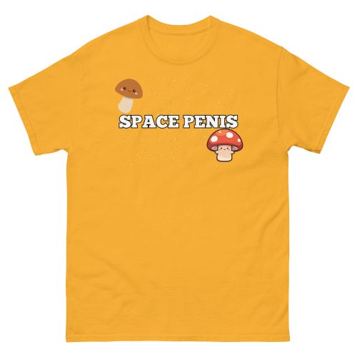 Space Penis T-shirt Mushrooms Inspired by Jeremy Clarkson’s Farm