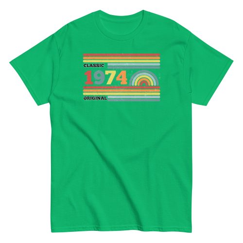 1974 Birthday T-Shirt Classic Original 1974 T-Shirt 50th Present