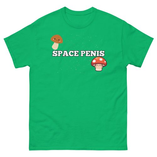 Space Penis T-shirt Mushrooms Inspired by Jeremy Clarkson’s Farm
