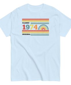 1974 Birthday T-Shirt Classic Original 1974 T-Shirt 50th Present