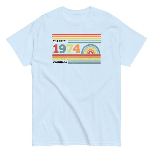 1974 Birthday T-Shirt Classic Original 1974 T-Shirt 50th Present