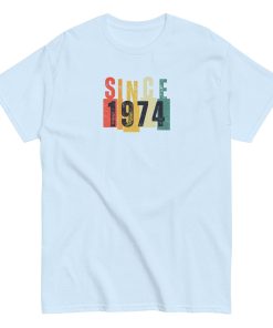 50th Birthday T-shirt Since 1974 T-shirt Gift 1974 Birthday Present