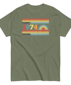 1974 Birthday T-Shirt Classic Original 1974 T-Shirt 50th Present