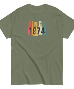 50th Birthday T-shirt Since 1974 T-shirt Gift 1974 Birthday Present
