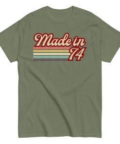 Made in 74 T-shirt 50th Birthday Gift 1974 T-shirt