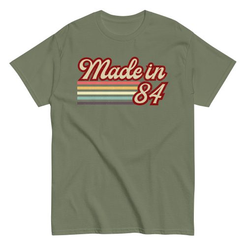 Made In 84 T-Shirt 40th Birthday Gift 1984 T-Shirt