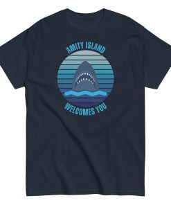 Amity Island Welcomes You Men’s classic t-shirt – Jaws movie t-shirt