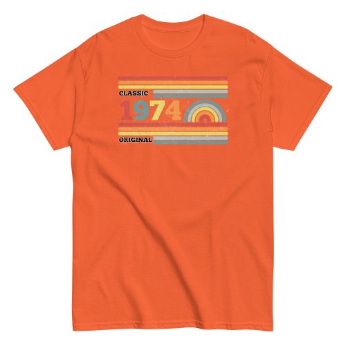 1974 Birthday T-Shirt Classic Original 1974 T-Shirt 50th Present