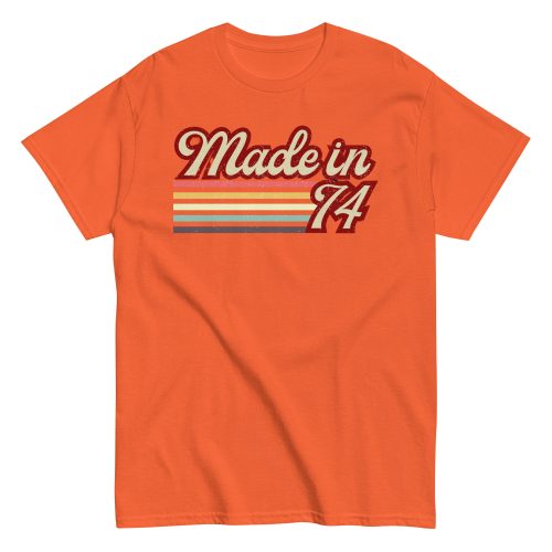 Made in 74 T-shirt 50th Birthday Gift 1974 T-shirt