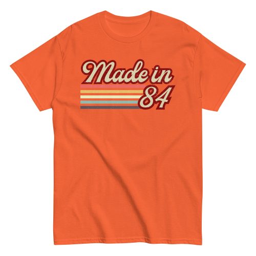 Made In 84 T-Shirt 40th Birthday Gift 1984 T-Shirt