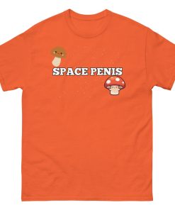 Space Penis T-shirt Mushrooms Inspired by Jeremy Clarkson’s Farm