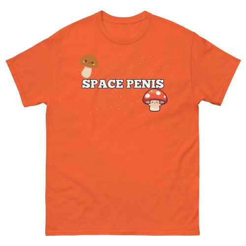 Space Penis T-shirt Mushrooms Inspired by Jeremy Clarkson’s Farm