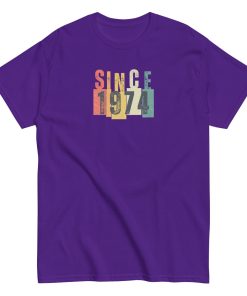 50th Birthday T-shirt Since 1974 T-shirt Gift 1974 Birthday Present