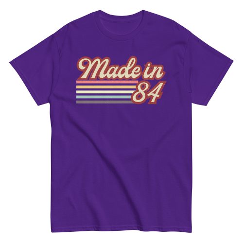 Made In 84 T-Shirt 40th Birthday Gift 1984 T-Shirt