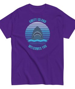 Amity Island Welcomes You Men’s classic t-shirt – Jaws movie t-shirt