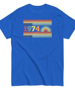 1974 Birthday T-Shirt Classic Original 1974 T-Shirt 50th Present