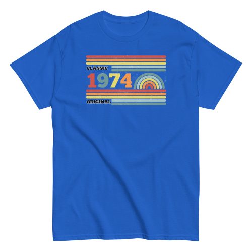 1974 Birthday T-Shirt Classic Original 1974 T-Shirt 50th Present