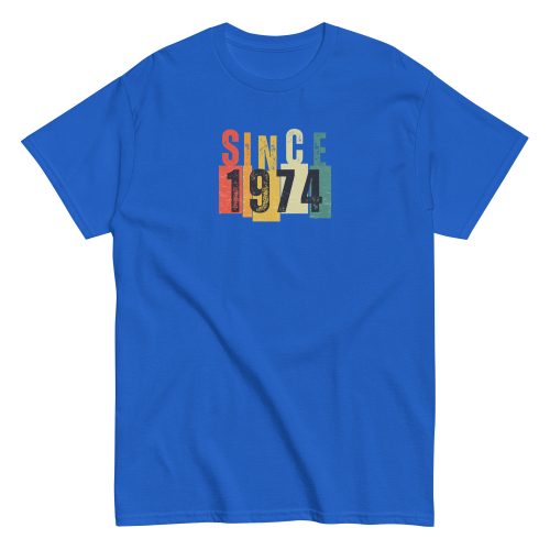 50th Birthday T-shirt Since 1974 T-shirt Gift 1974 Birthday Present