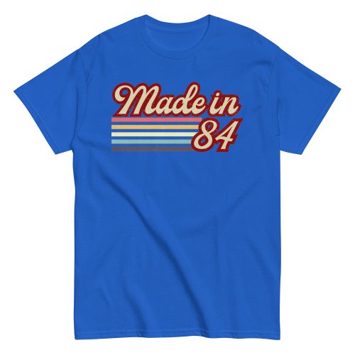 Made In 84 T-Shirt 40th Birthday Gift 1984 T-Shirt