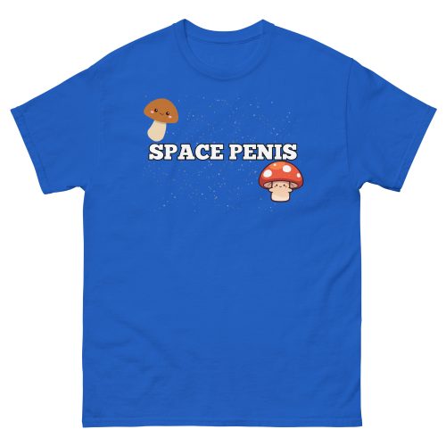 Space Penis T-shirt Mushrooms Inspired by Jeremy Clarkson’s Farm