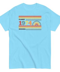 1974 Birthday T-Shirt Classic Original 1974 T-Shirt 50th Present
