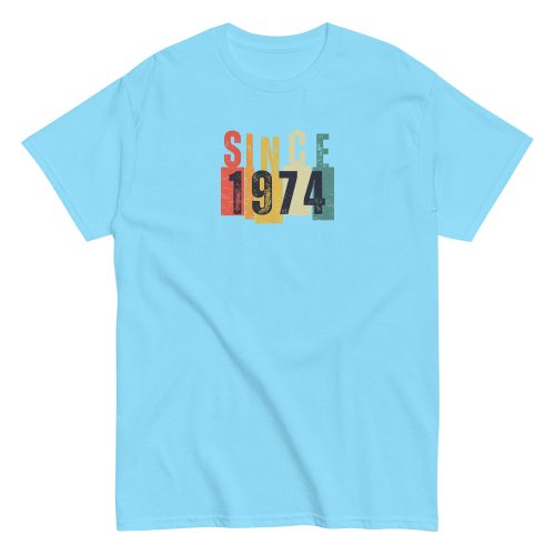 50th Birthday T-shirt Since 1974 T-shirt Gift 1974 Birthday Present