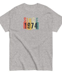 50th Birthday T-shirt Since 1974 T-shirt Gift 1974 Birthday Present
