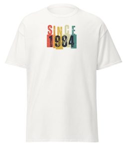 40th Birthday T-shirt Since 1984 T-shirt Gift