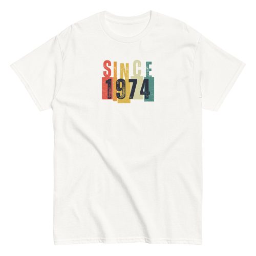 50th Birthday T-shirt Since 1974 T-shirt Gift 1974 Birthday Present
