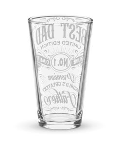 Best Dad Limited Edition No.1 Father’s Day Beer Glass