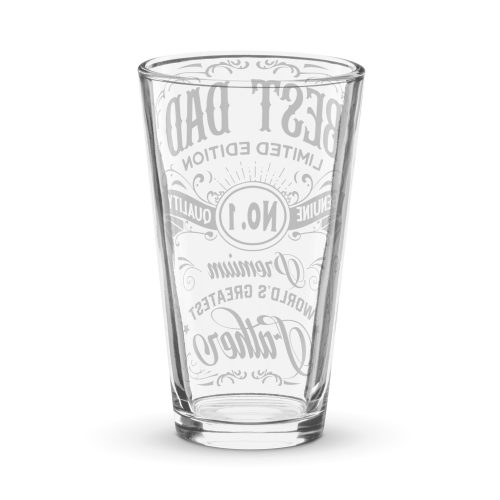 Best Dad Limited Edition No.1 Father’s Day Beer Glass