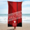 Man Utd Beach Towel Manchester United Towel