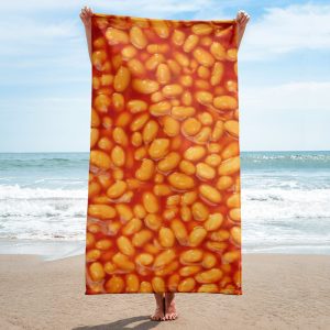Small Gifts For Him - Baked Beans Beach Towel