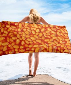 Baked Beans Beach Towel
