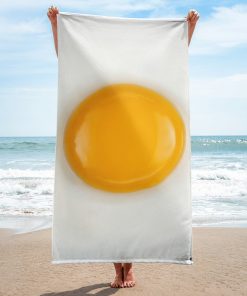 Fried Egg Beach Towel