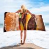 Burger Beach Towel