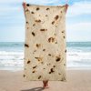 Tortilla Wrap Beach Towel Funny Beach Towels
