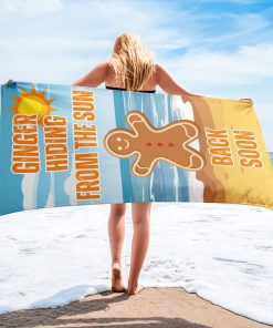 Ginger Beach Towel Funny Beach Towel For Ginger People
